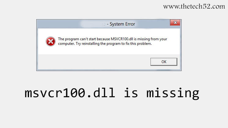 4 Methods to Fix Missing DLL Files Error in Windows with One-Click História, Arquivo