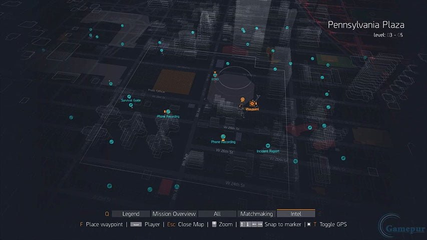 The Division Guide: Pennsylvania Plaza And Camp Hudson Intel Location