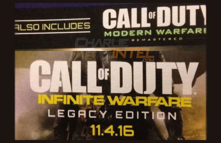 Call of Duty Infinite Warfare Legacy Edition poster leaked