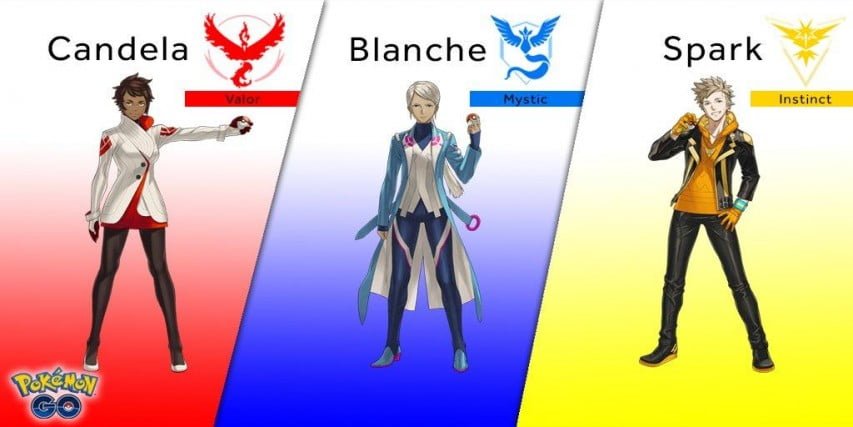 Pokemon GO New Team Leaders Revealed