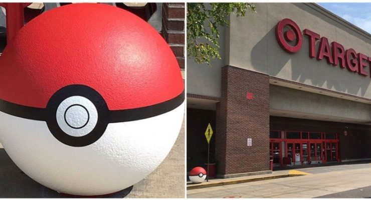Target Jumps on Pokemon GO: Puts Giant Pokeballs Outside