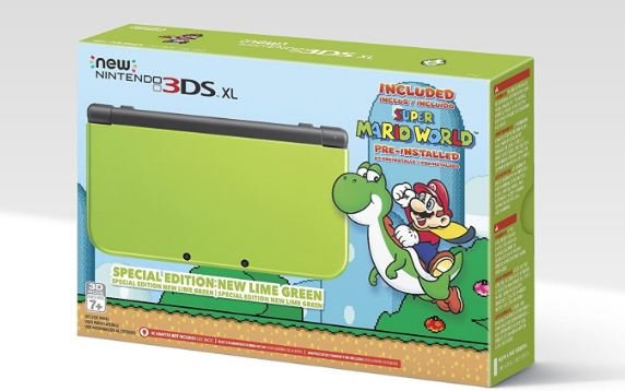 Amazon's Lime-Green Nintendo 3DS XL is Out, Comes with Super Mario World