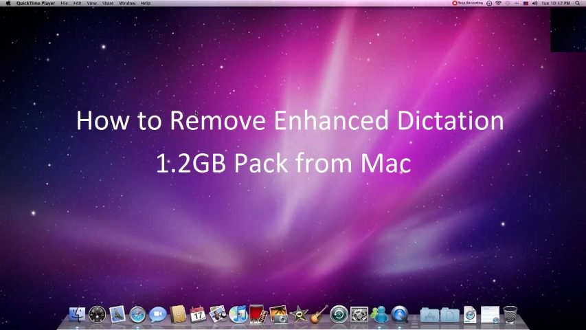 How to Remove Enhanced Dictation 1.2GB Pack from Mac