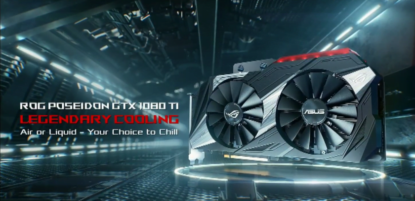 Asus ROG GTX 1080TI Hybrid Cooled GPU Announced- Custom PCB and Direct H2O Cooling